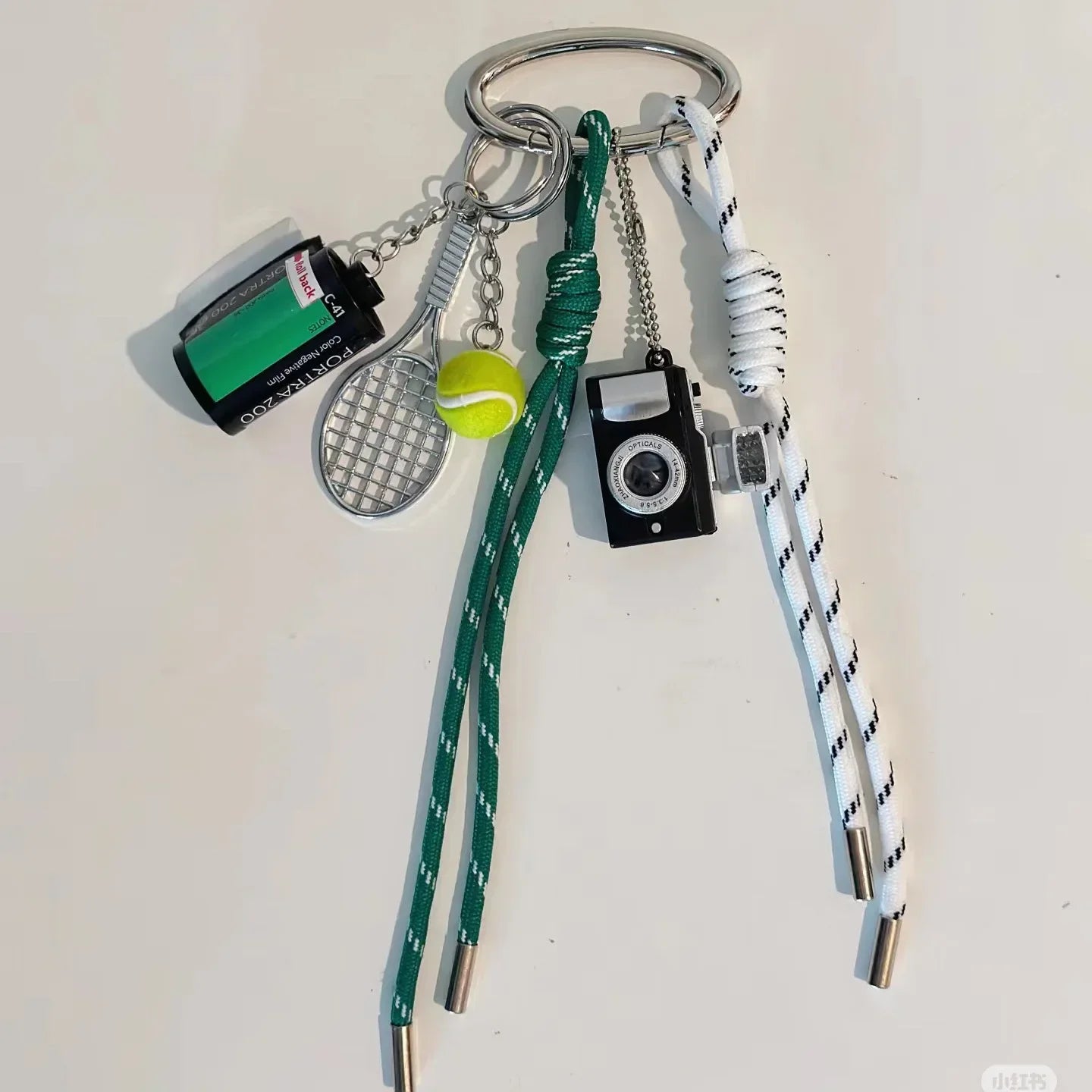 Luxus Taschenanhänger DIY Vielseitiges Geflechtseil Y2k Seil Geldbörsenanhänger Trendige Taschenanhänger Niedlicher Schlüsselanhänger Ästhetisches hängendes Ornament