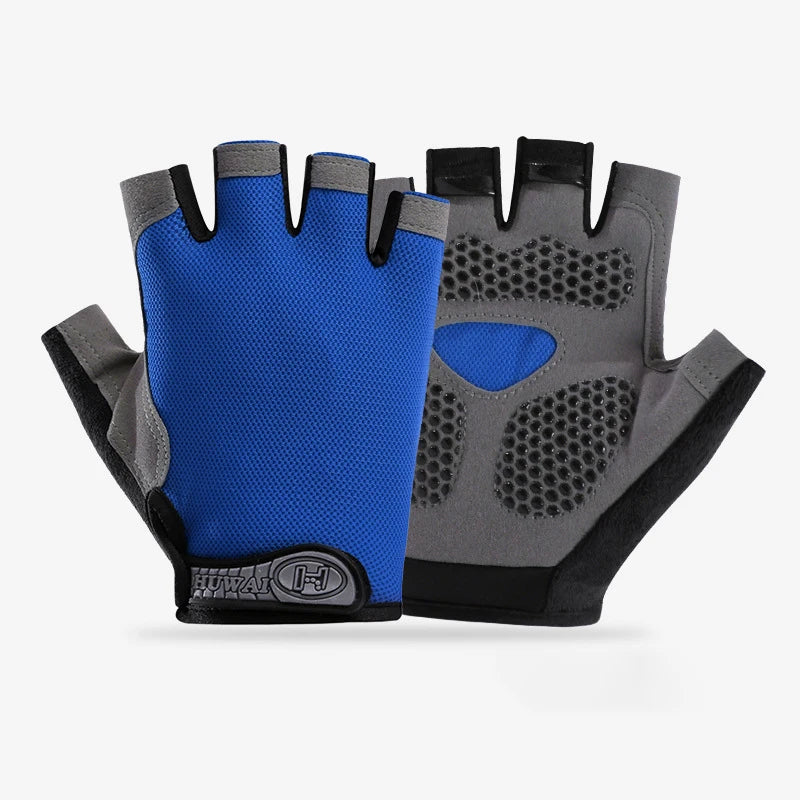 Männer Radfahren Fahrrad Handschuhe Halbe Finger Gym Handschuhe Frauen Handschuh Atmungsaktive Anti-slip Handschuh Fitness Sport Training Handschuhe