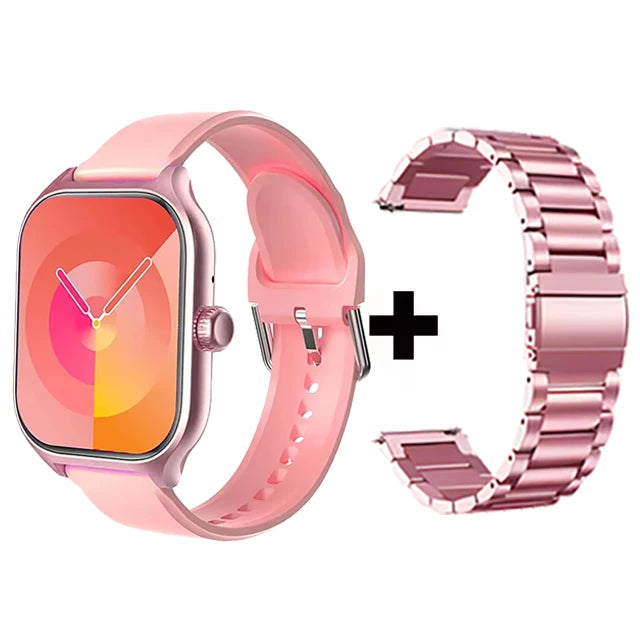 Smart Watch für Android IOS Uhren 1,83 Zoll HD Display Bluetooth Anruf Nachricht Alarm Musik Sport Modus Smartwatch Männer Frauen Geschenk