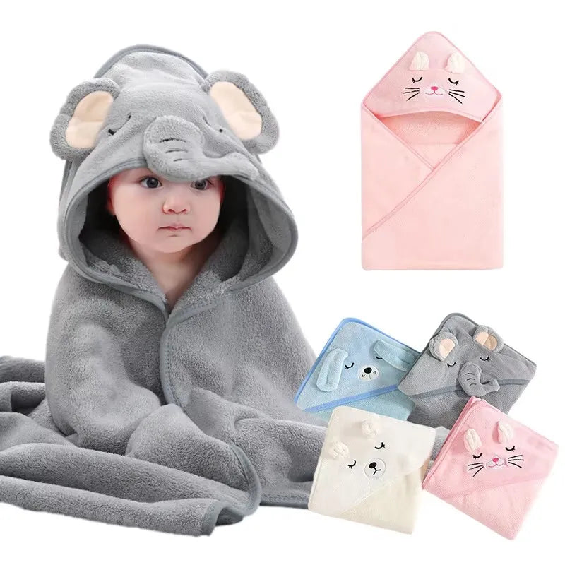 Cartoon Baby Badetücher Weiche Neugeborenen Mit Kapuze Handtuch Decke Nette Kleinkind Bademantel Warme Schlafen Swaddle Wrap für Jungen Mädchen