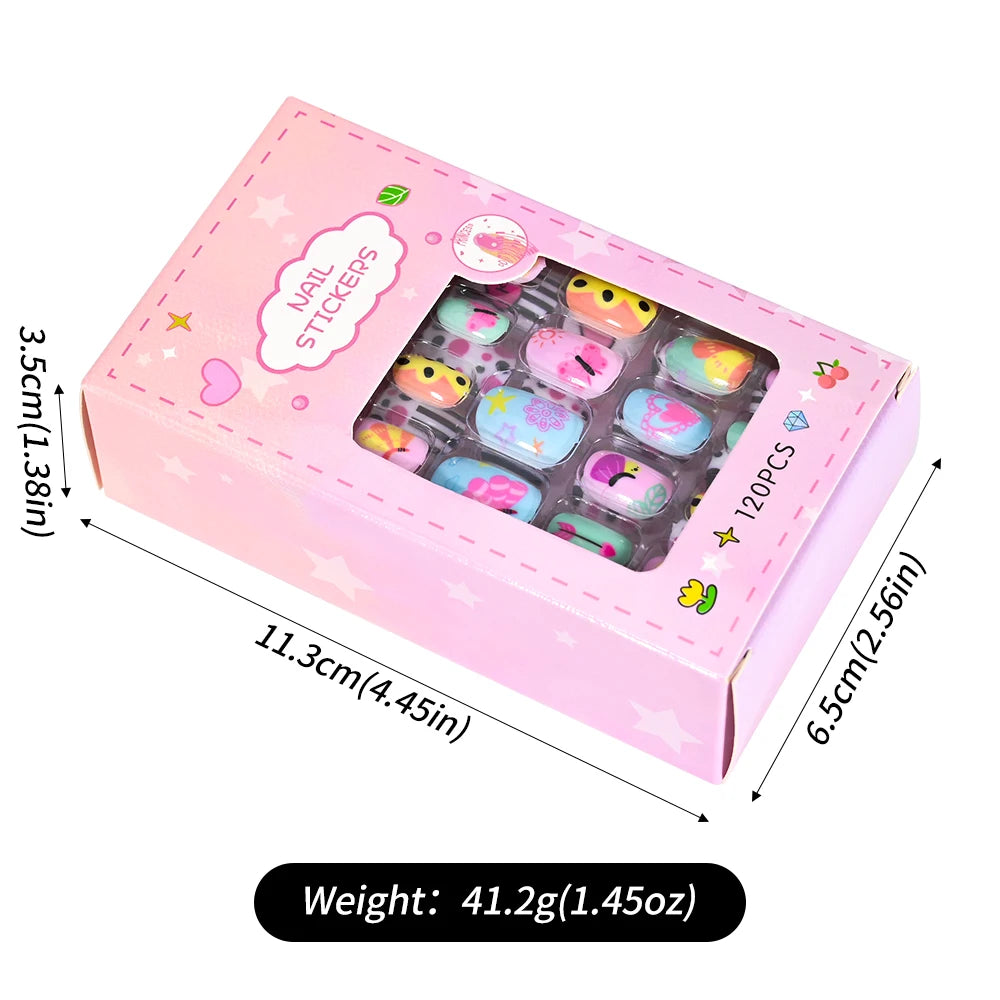 Kids Cartoon Press-On Nails