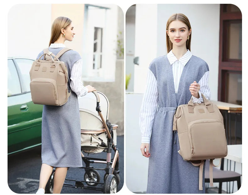 Rucksack für Mutter und Baby, großes Fassungsvermögen, leichte Baby-Aufbewahrungstasche für Mütter zum Ausgehen