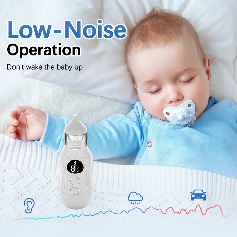 Elektrischer Nasensauger, Baby-Absorber-Ausrüstung, geräuschlose Utensilien, Hindernis, Rhinitis-Reiniger, Pflegewerkzeuge für Neugeborene