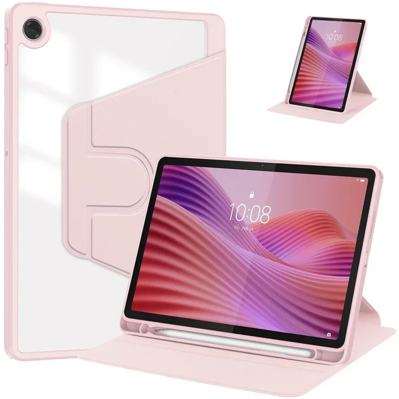 Für Lenovo Tab 10,1 2025 Fall TB311FU Acryl 360 Rotierenden Ständer Tablet Funda Lenovo Tab K10 2nd Gen TB311XU 10,1 zoll shell Kinder