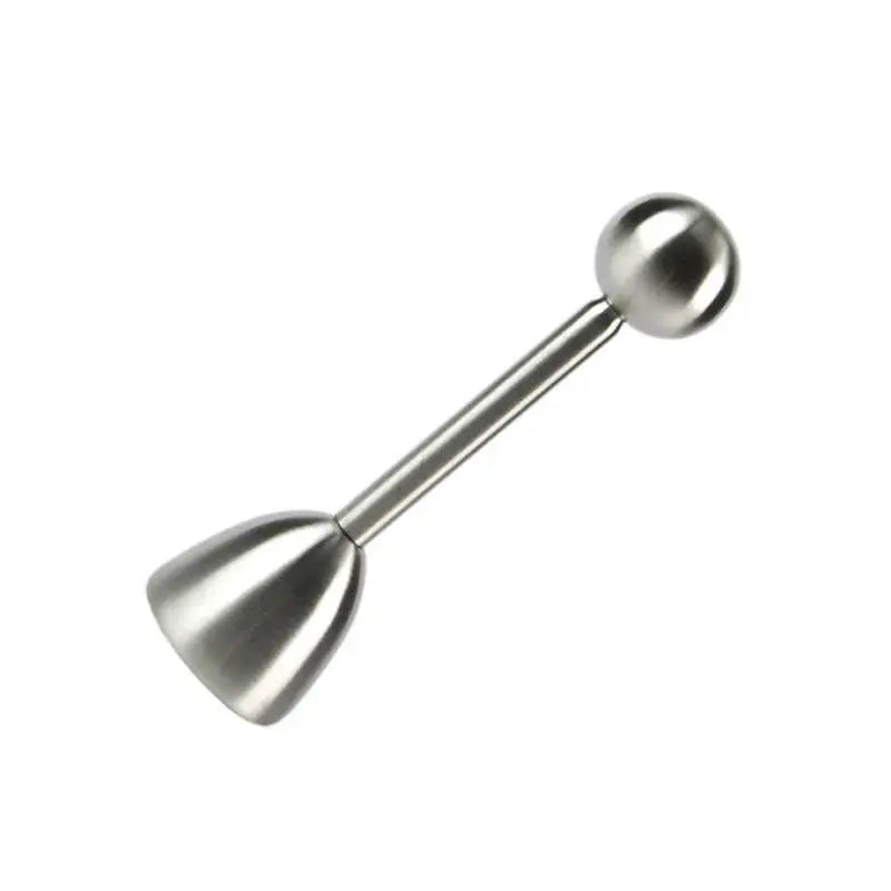 Edelstahl gekochte Ei Topper Shell Top Klopfer Öffner Küchen werkzeug Cutter Zubehör Gadget
