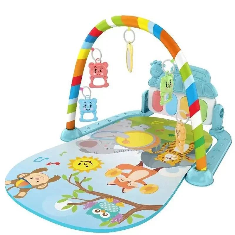 Baby 0-1 Jahre alt Baby Fitness Stand Pedal Klavier Spielzeug Neugeborenen Musik Pedal Klavier Fitnessgeräte Bettglocke Spielzeug