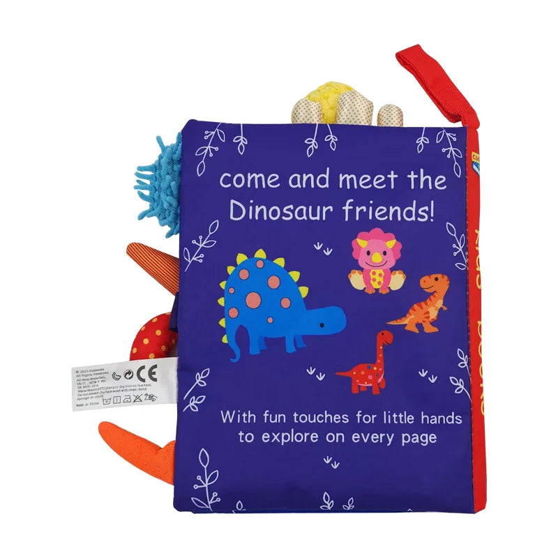 0-36M Baby Frühes Lernen Spielzeug Schwanz Tuch Buch eltern-kind-Interaktive Sound Papier Puzzle Tuch Buch rassel