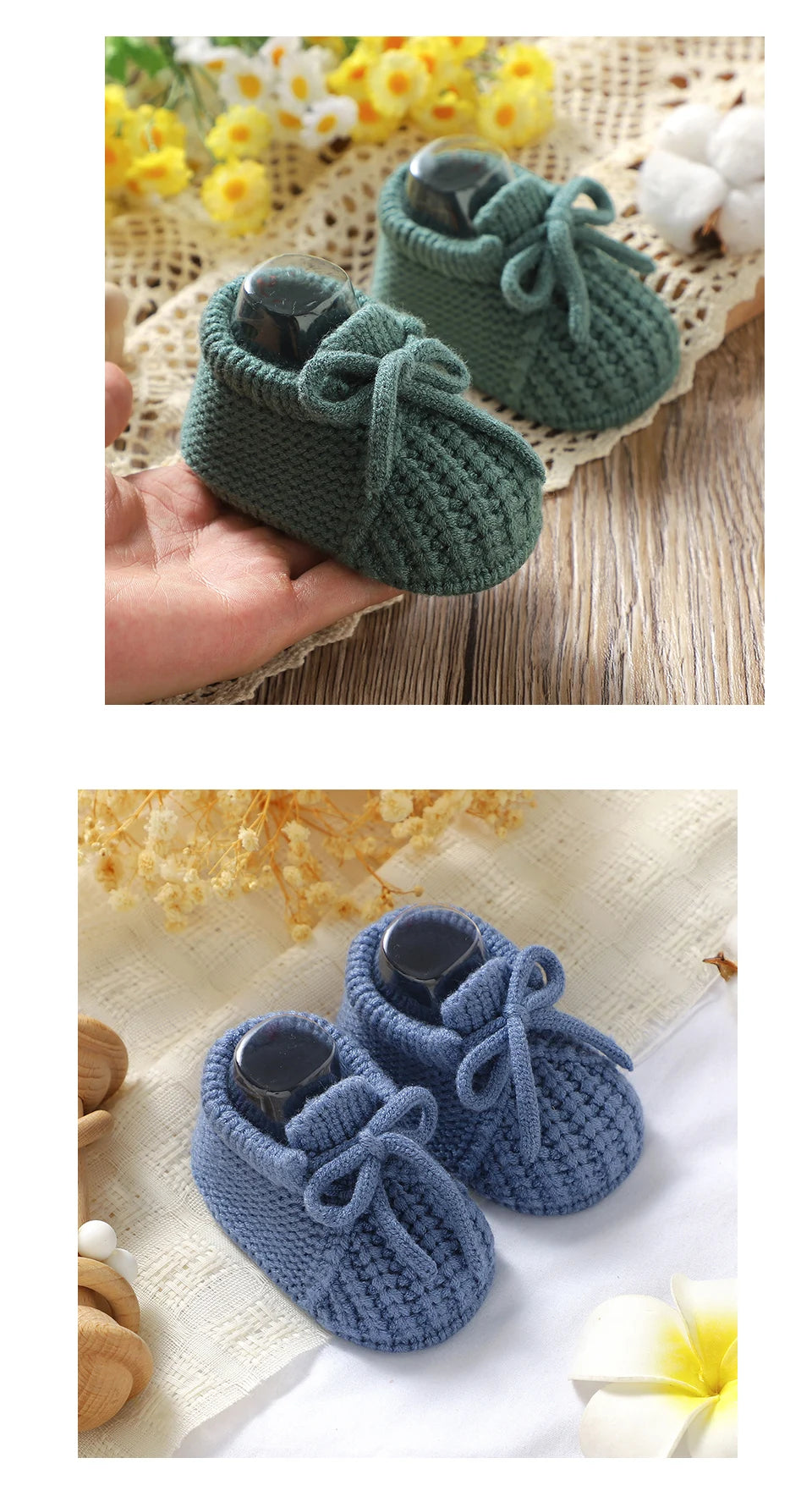 Baby Schuhe Gestrickte Neugeborenen Bett Schuhe 0-18M Warme Kleidung Zubehör Infant Jungen Mädchen Erste Stiefel Fashion Solid kleinkind Kind