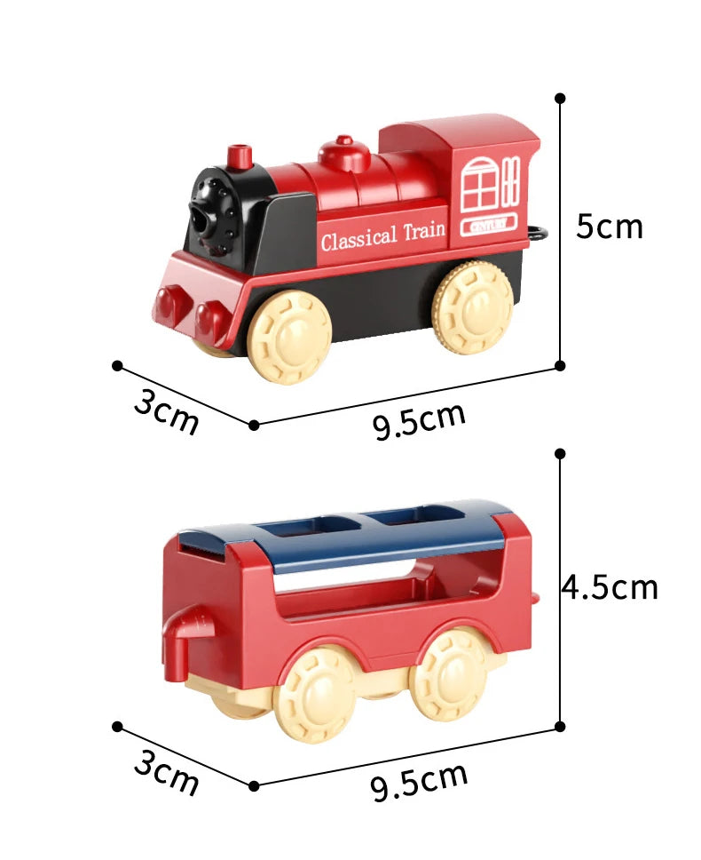 44 Teile/satz Elektrische Zug Track Sets Montage Schiene Zug Auto Spielzeug Junge Pädagogisches Simulation Modell Weihnachten Geburtstag Geschenk
