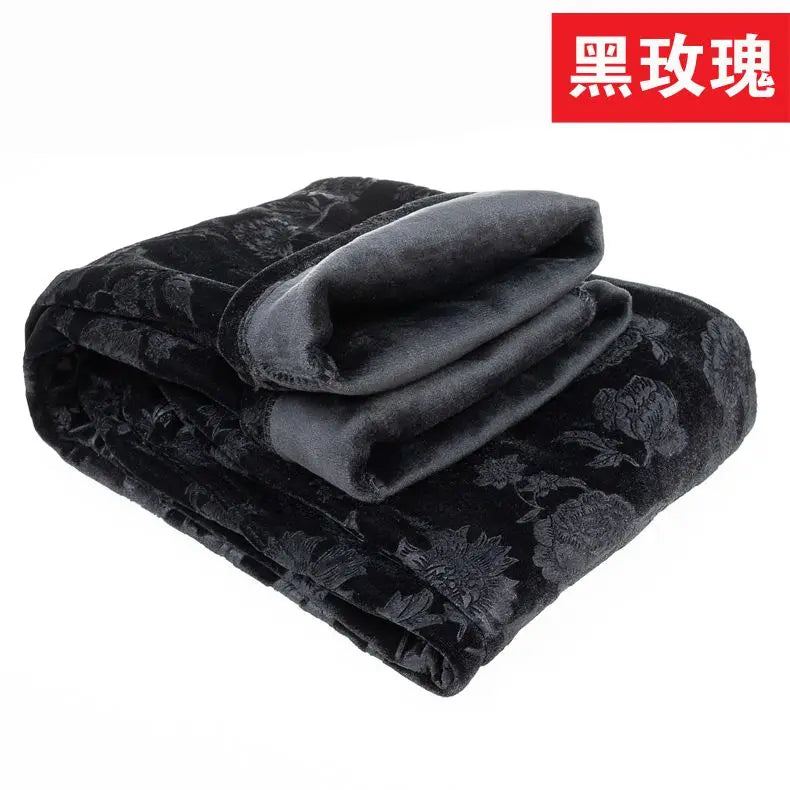 Herbst-Winter-Samthose mit Blumenmuster für Ältere Frauen, Lose Warme Verdickte Freizeithose für Oma und Mutter