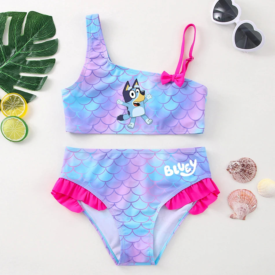 Bluey & Bingo Girls Bikini Set
