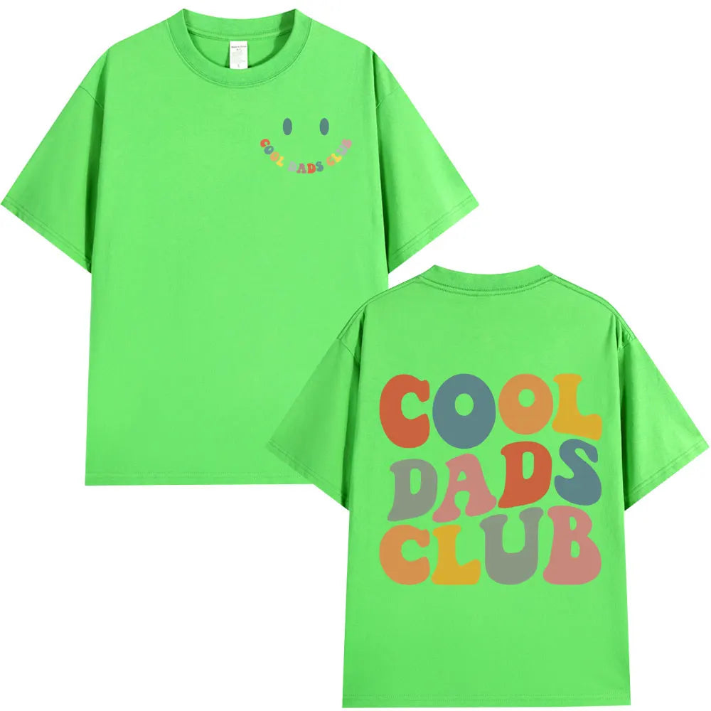 Cool Dad Club T-shirt Männer Kleidung Väter Geburtstag Kurzarm T-shirts Großvater Ehemann Homme Baumwolle T-shirt Tops Streetwear