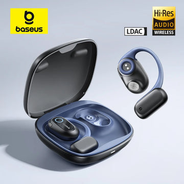 Baseus Bowie MF1/Eli 15i Fit Open-Ear Sport Wireless-Kopfhörer Bluetooth 5.4 Ohrbügel Big Bass Sport-Ohrhörer 60 Stunden Spielzeit