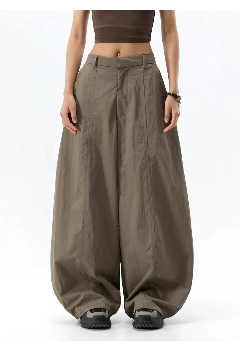 Hohe Taille Frauen Casual Hosen Gerade Büro Damen Koreanische Mode Hosen Lose Weibliche Hosen Neue 2025