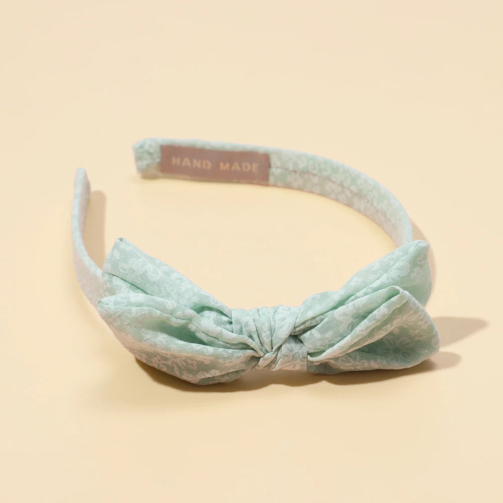 Kids Printed Bow Headband