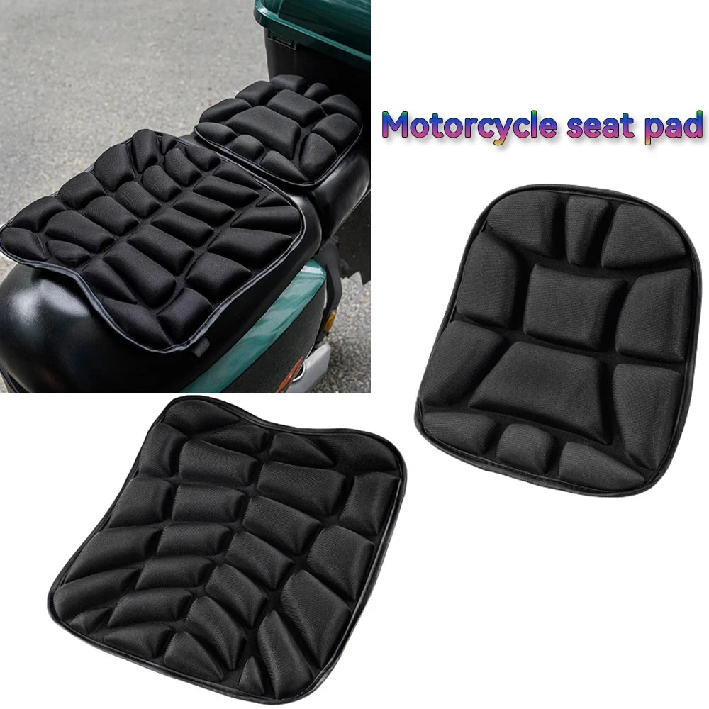 Comfort Gel Motorrad-Sitzpolster, 3D, atmungsaktiv, universell, stoßdämpfendes Kissen, Fahrradsitzbezug für fortgeschrittene Bergfahrten