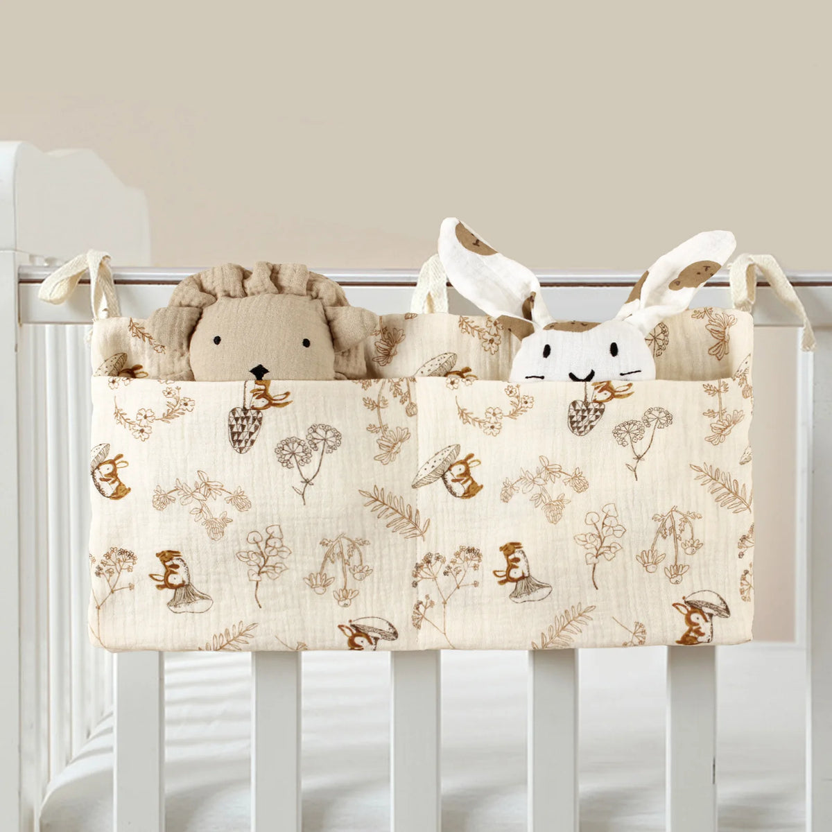 Baby Stuff Organizer Nursery Storage Bag Multifunctional Newborn Bed Bag for Children's Bedding Diaper Bag Stroller Organizer