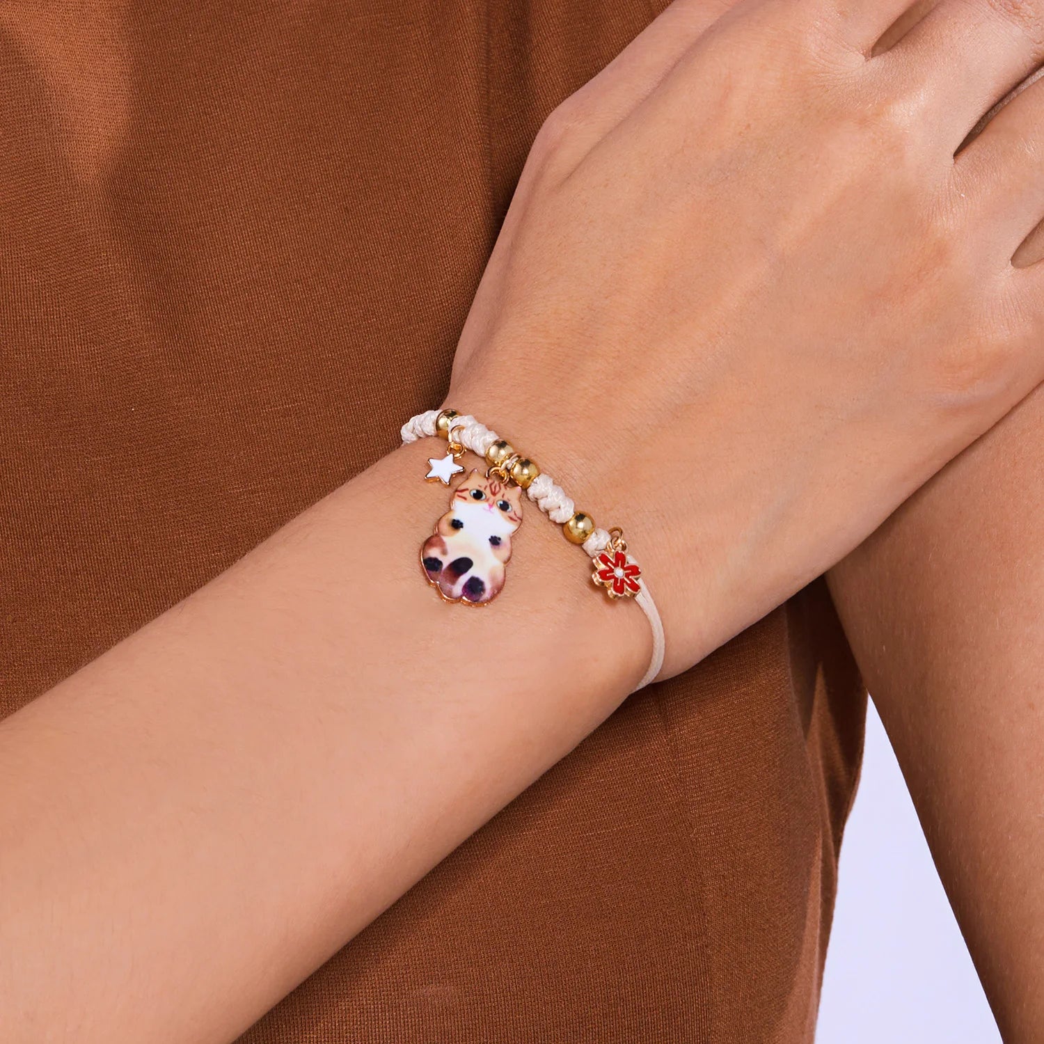 Cute Cat Friendship Bracelet