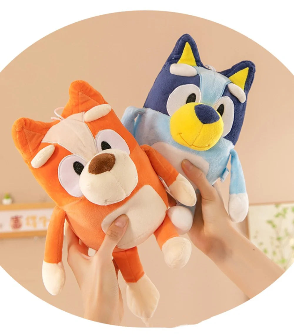 Bestseller Bluey Hund Bingo Familie Plüschtier Cartoon Hund Weiche Stofftiere Puppen