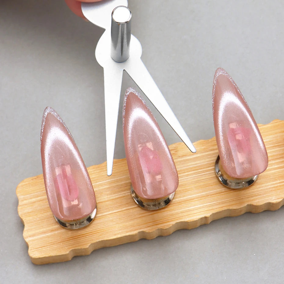 6-teiliges Cat-Eye-Nagel-Magnet-Werkzeug-Set, französische Tipps, Cat-Eye-Herz-Magnete, Nagel-Magnet-Stick, Cat-Eye-Gel-Nagellack, Magnete, Werkzeuge, Maniküre
