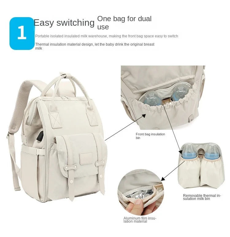 Baby Windel Taschen Mama Rucksack Mutterschaft Tasche für Baby Große Kapazität Mama Tasche Wasserdichte Reise Baby Kinderwagen Tasche Mutter Kinder