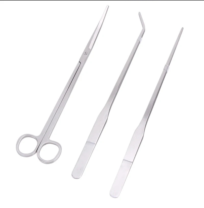 Aquarium Schere Werkzeuge Aquarium Pinzette Pflanzen Welle Schere Gras Edelstahl Reinigung Werkzeuge Lagerung Halter Aquarium Zubehör