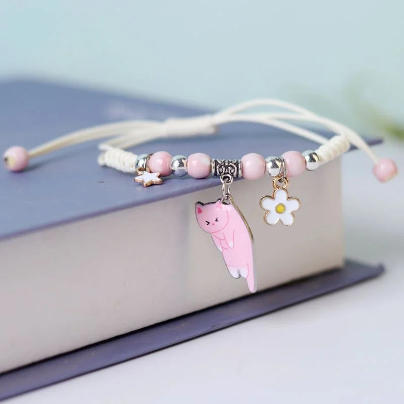Cute Cat Friendship Bracelet