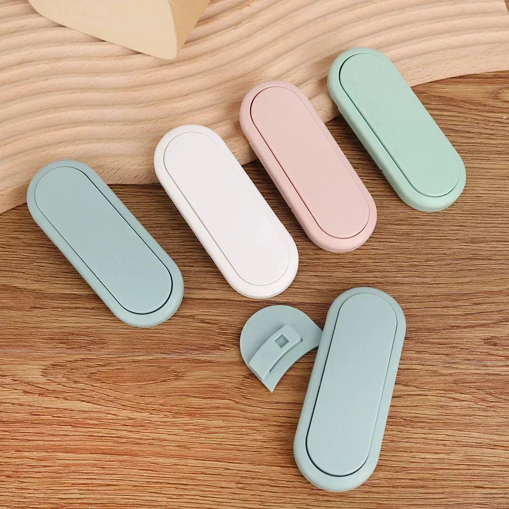 Latches Cabinet Door Protection 5 Pieces Child Drawer Safety Baby Anti-Pinch Hand Invisible Lock Opposite Door Wardrobe Lock