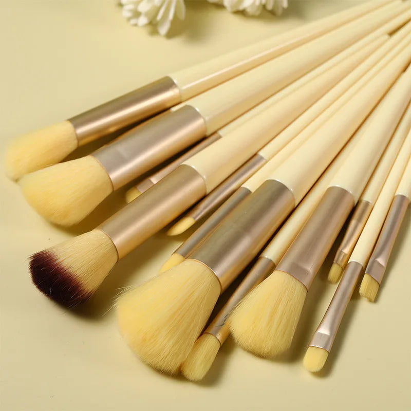 13-teiliges Make-up-Pinsel-Set für Lidschatten, Foundation, Damen, Kosmetikpinsel, Lidschatten, Rouge, Schönheit, weiche Make-up-Werkzeugtasche