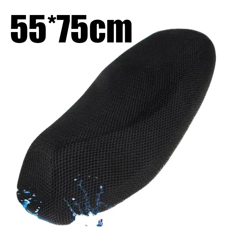 Sommer Cool 3D Mesh Motorrad Sitzbezug Atmungsaktive Roller Sitzbezüge Kissen Anti-Rutsch-bezug Grid Schutz pad