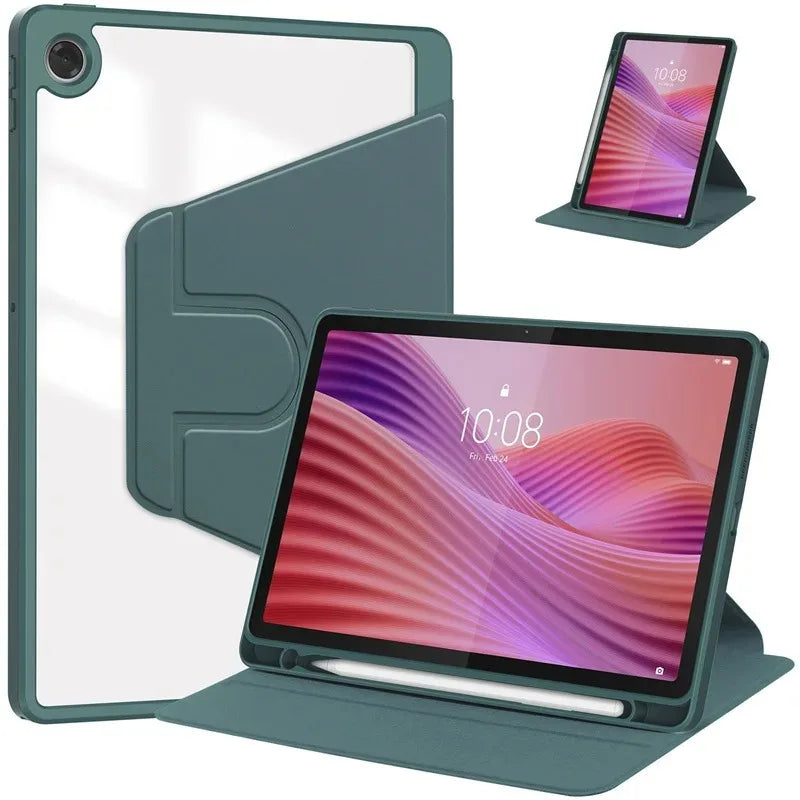Für Lenovo Tab 10,1 2025 Fall TB311FU Acryl 360 Rotierenden Ständer Tablet Funda Lenovo Tab K10 2nd Gen TB311XU 10,1 zoll shell Kinder
