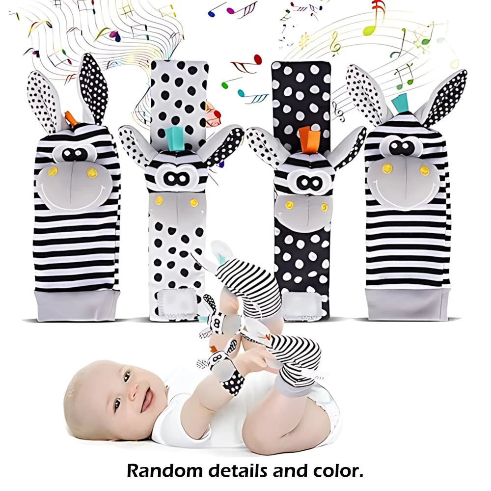 Baby Kleinkind Handgelenk Rassel Socken Spielzeug 0-12 Monate Mädchen Junge lernen Spielzeug frühe pädagogische Entwicklung niedlichen Kleinkinder sensorische Geschenke