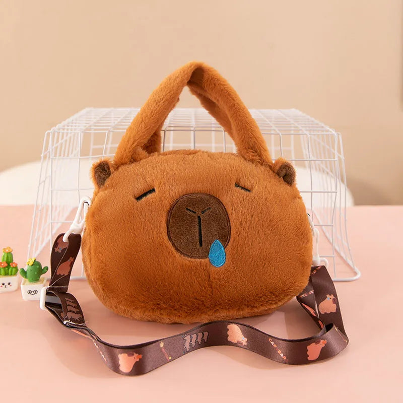 Capybara Plush Convertible Backpack