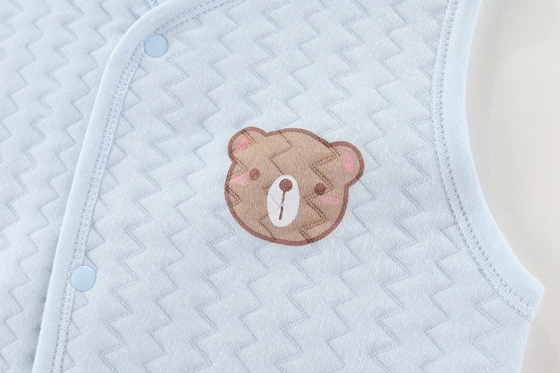 Baumwolle Neugeborenen Baby Weste Herbst und Winter Mädchen Weste Jacke Warme Weiche Kinder Weste Cartoon Kinder Kleidung 0-24 monate