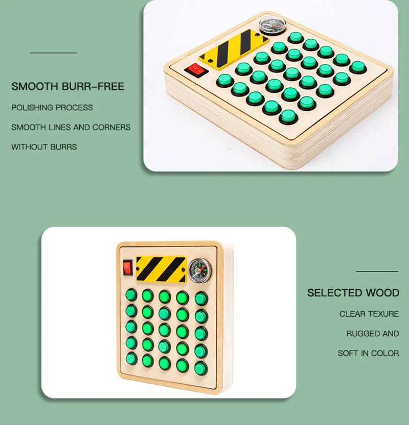 Montessori LED Busy Board