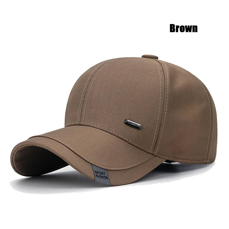 New Fashion Herren Baumwolle Kleidung Stoff mittleren Alters Baseball Cap Trucker Caps klassische Outdoor Casual Sports Papa Cap Hüte
