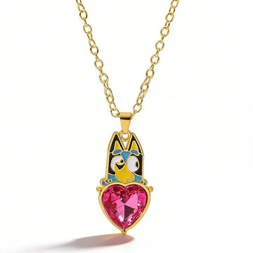 Kristall-Strass-Hundehalskette in Goldfarbe, Modisches Einfaches Kreatives Europäisch-Amerikanisches High-End-Accessoire, Geschenk für Mädchen