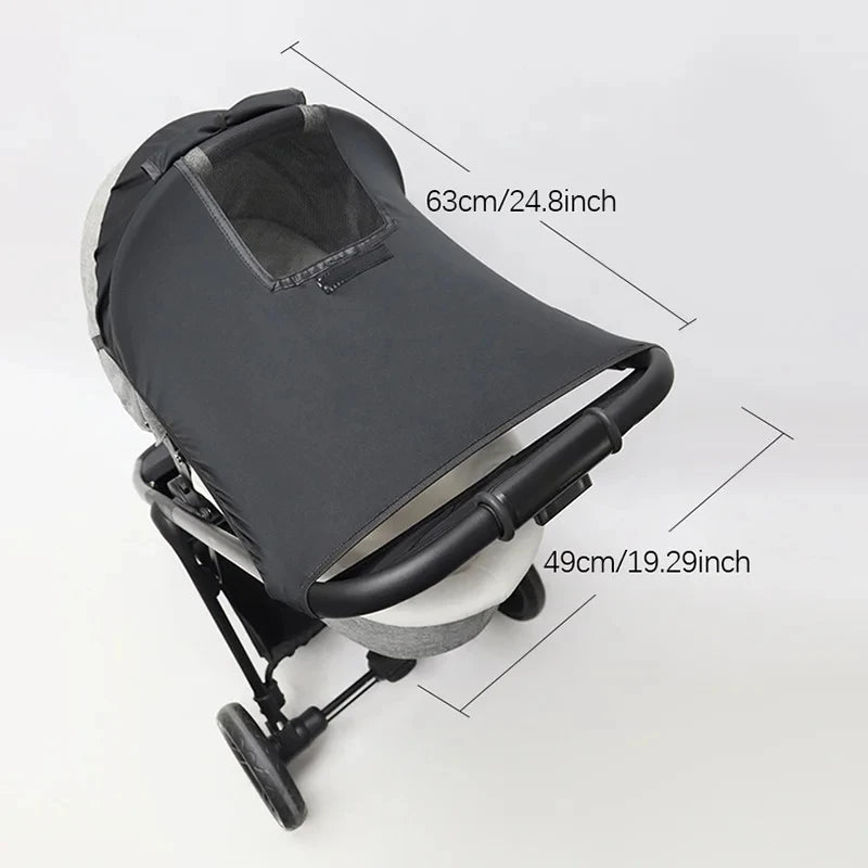 Universelles Kinderwagen-Zubehör Sonnenschutz UV-Schutz Sonnenschirm Kinderwagen-Verdeck für Kinderwagen Säuglingsautositz Sonnenblende