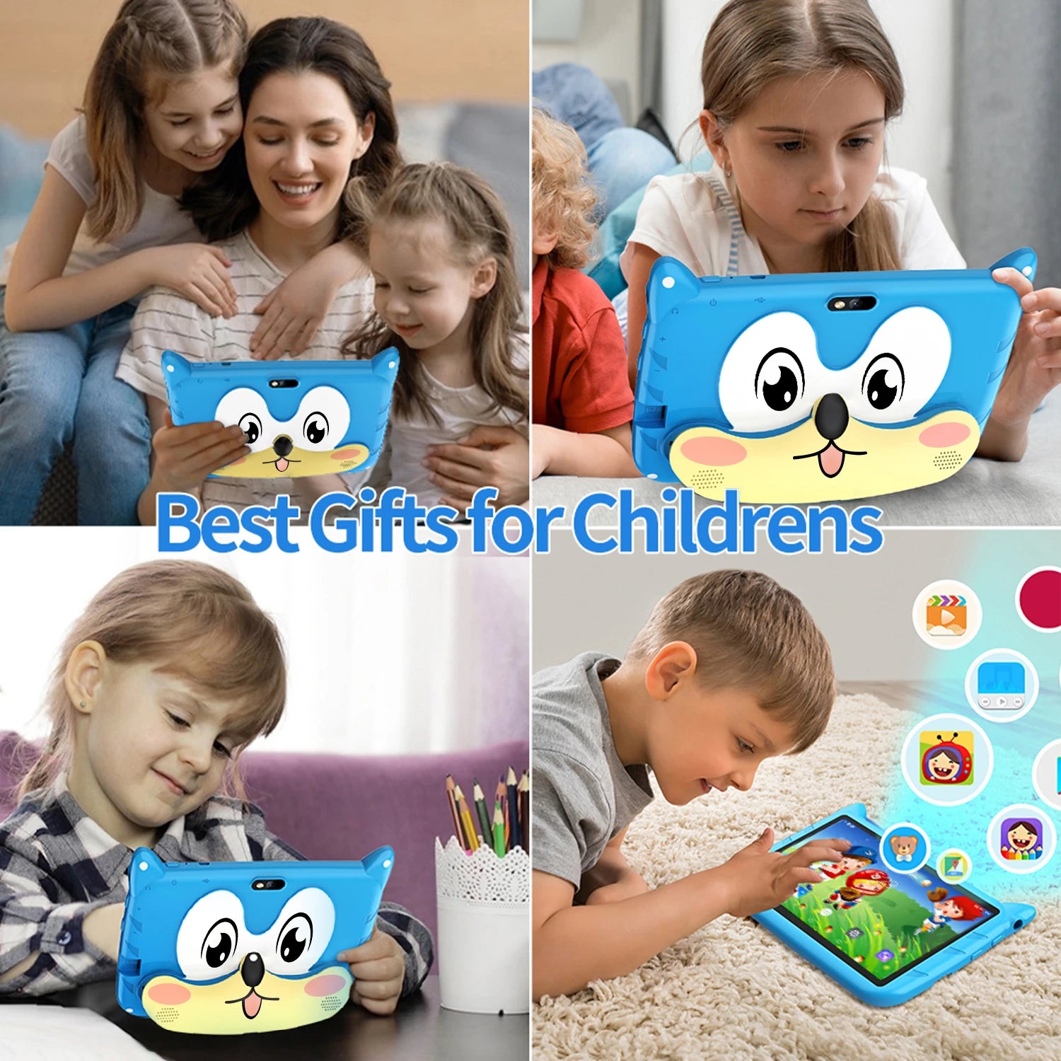Neue 7 Zoll Globale Version 5G WiFi Kinder Tablets Quad Core Android Lernen Bildung Tablet PC 4 GB RAM 64 GB ROM Kinder Geschenke