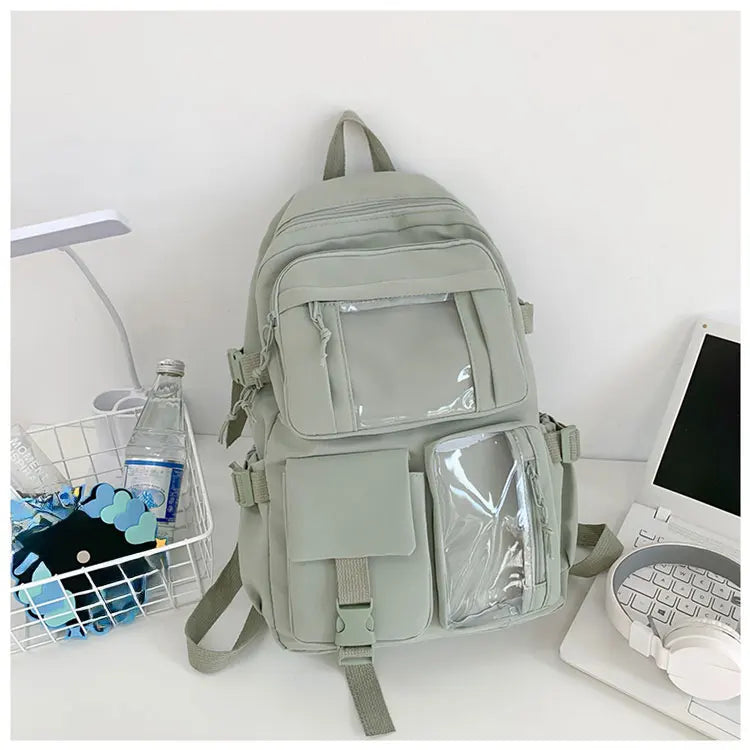Cute Nylon Student Backpack