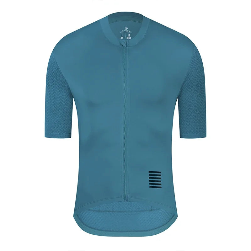 YKYWBIKE Herren Radtrikot Kurzarm Sommer Fahrradtrikot Rennrad Shirt Fahrradbekleidung Atmungsaktiv Pro Team
