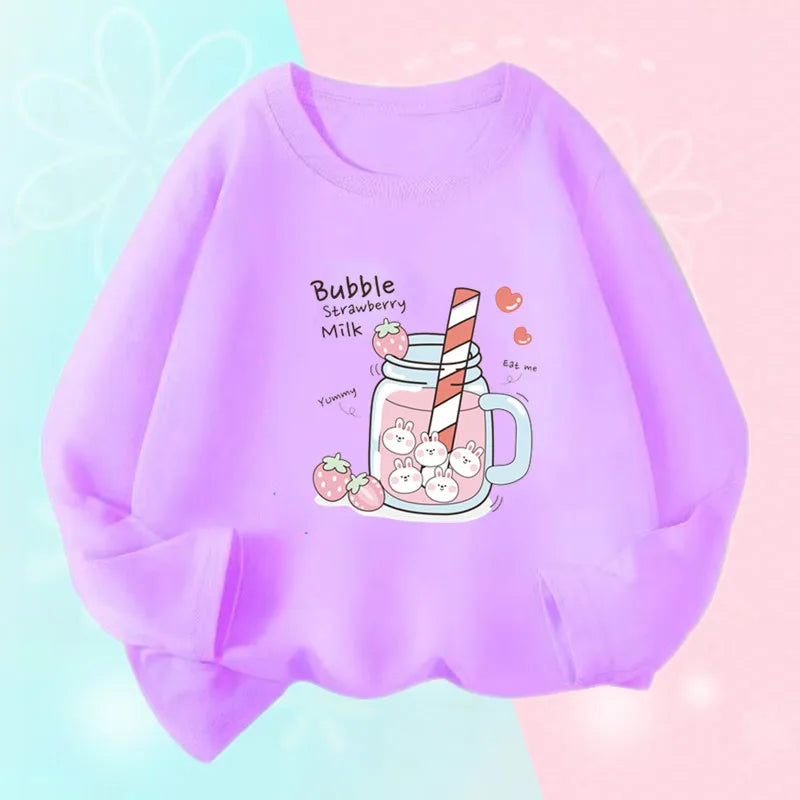 Girls Long Sleeve Graphic Tee