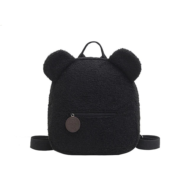 Kids Cute Bear Plush Backpack