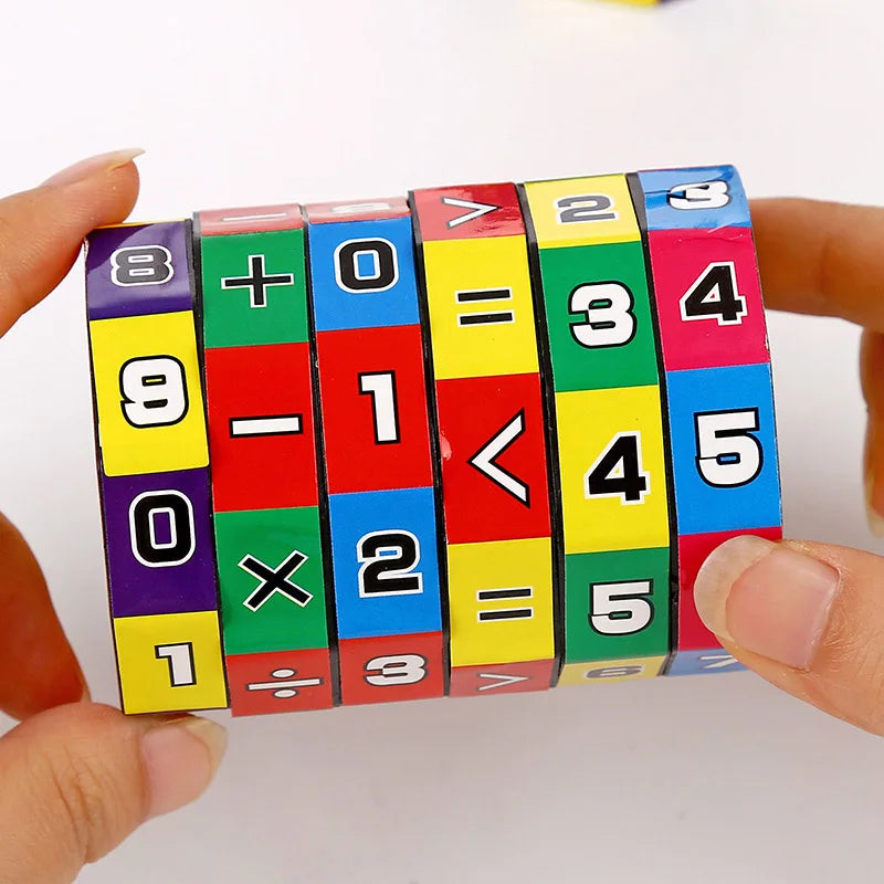 Montessori Magischer Zylinder Mathematik Zahlen Würfel Arithmetik Spielzeug Kinder Mathematik Zählen Spiel Puzzle für Kinder Bildung Lernen