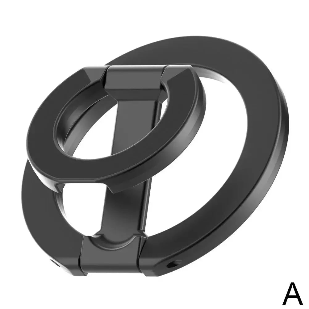 Magnetischer Handy-Ringhalter Beidseitiger Magnet 360° °   Rotierbarer, ultradünner, faltbarer, tragbarer Desktop-Handyhalter für iPhone 17, 16, 15