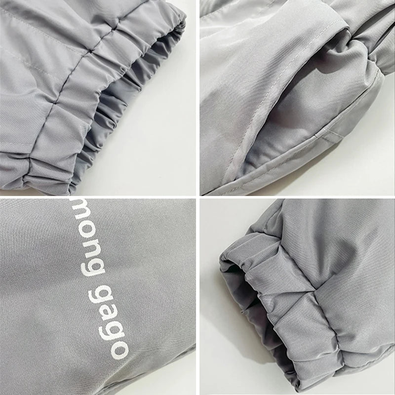 Winter Kinder Daunenhose Herbst Mädchen verdicken Hose Teen Jungen Fleece gepolstert warme winddichte Skihose für 3–14 Jahre Kindergerinnsel