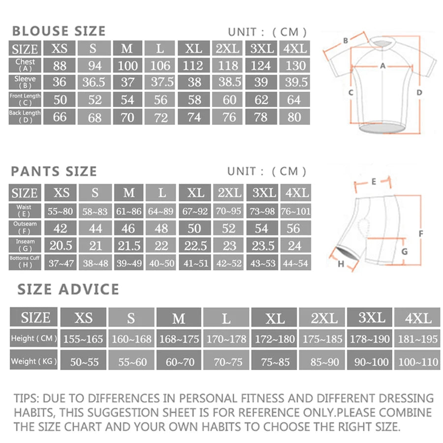2026 Rvouei Team Radtrikot-Set Sommer Atmungsaktiver Rennrad-Anzug Fahrrad-Uniform Bike MTB Kleidung Neue Sport-Radsport-Kits