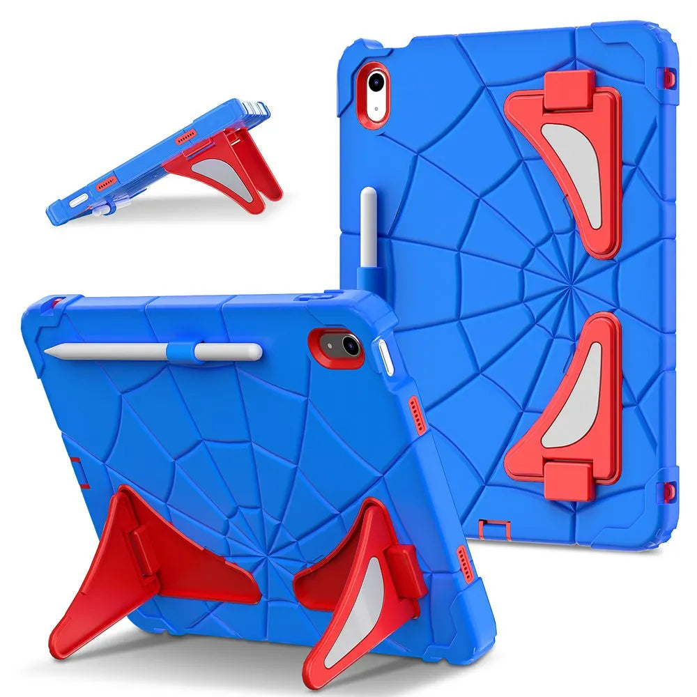Für iPad 10. Generation 10,9 Zoll Hülle A2696 A2757 A2777 Silikon + PC Kinder Tablet Cover für iPad A16 2025 11 Zoll 11. Generation -Kein Stift