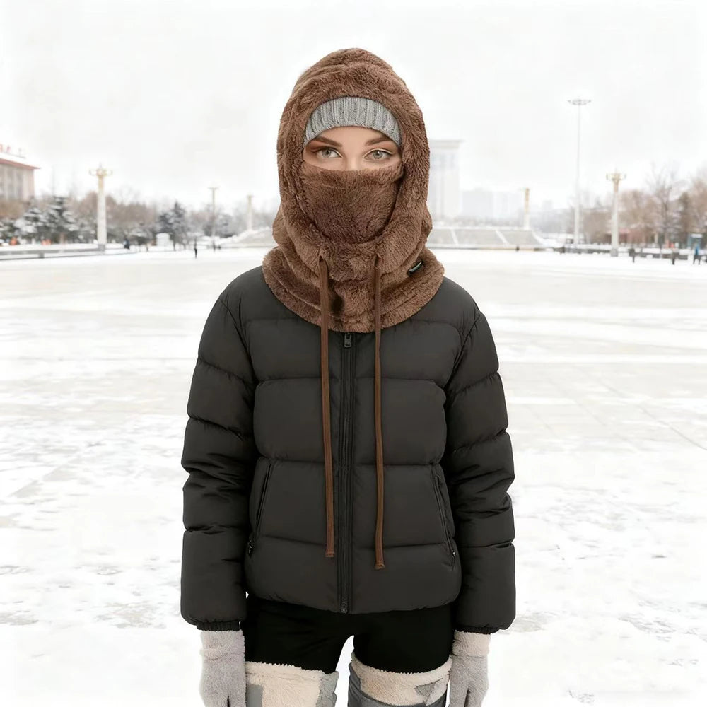Winter Warme Thermische Winddichte Balaclava Skimaske Motorrad-Gesichtsbedeckung Polar Fleece Verstellbare Fahrrad-Nackenbedeckung Vollgesichtsmaske