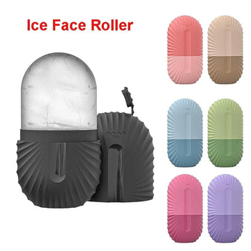 Eis Gesicht Roller Eiswürfel Schönheit Massage Silikon Eis Form Für Augen Schwellungen Eis Gesichts Roller Schrumpfen Poren
